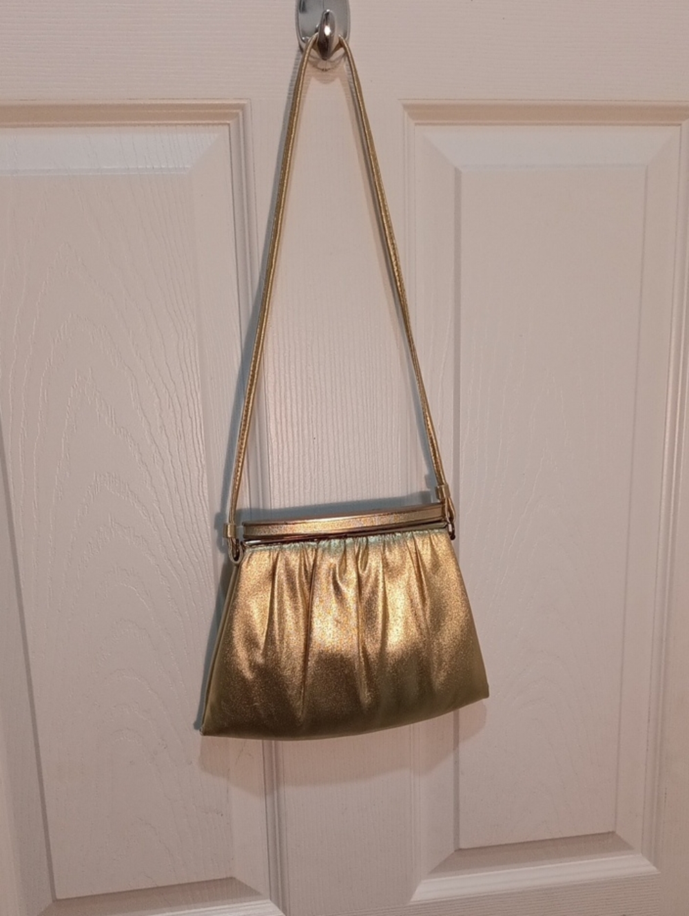 Ande Gold Metallic Elegant Evening Bag